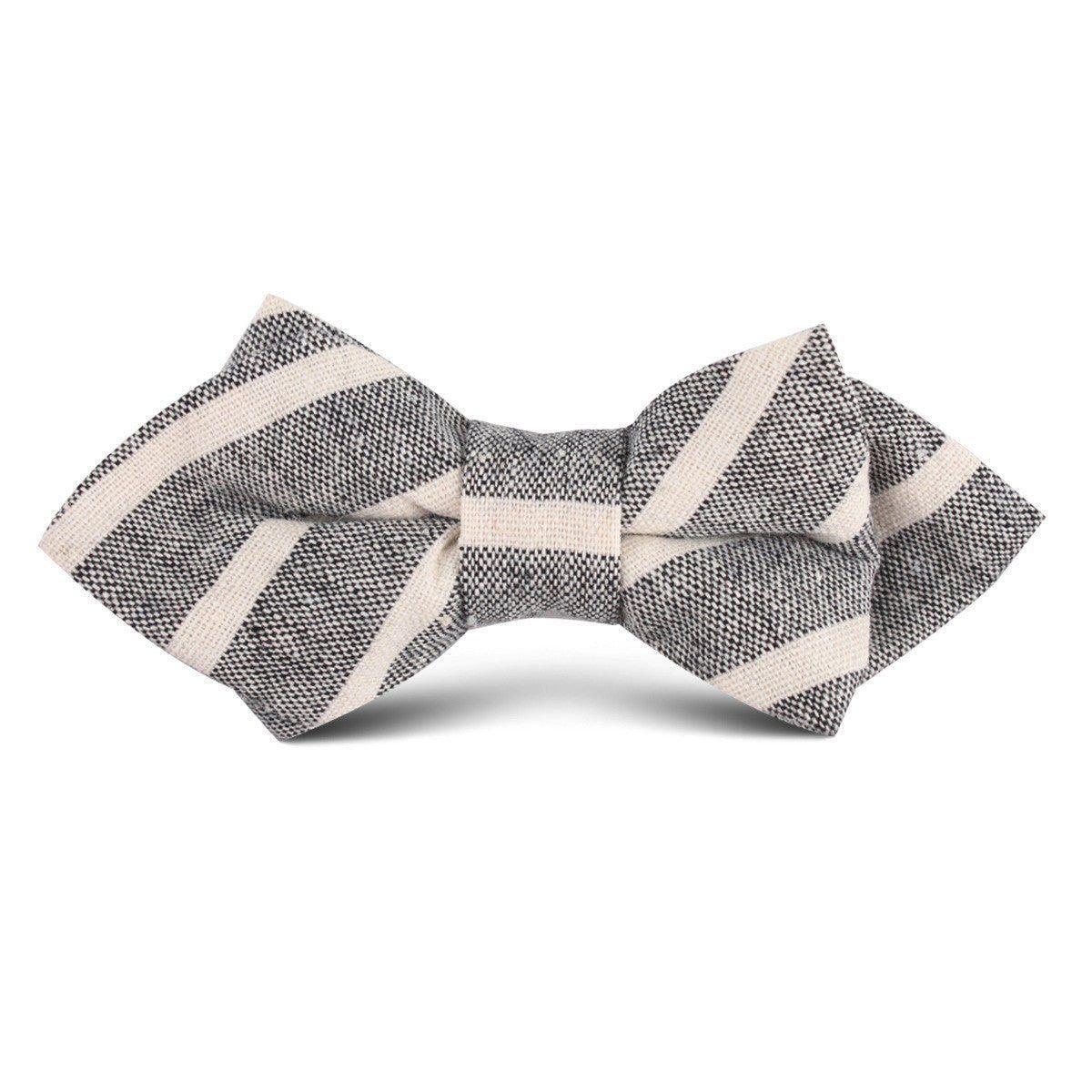 Adana_Black_Chalk_Stripe_Linen_Kids_Diamond_Bow_Tie-356261