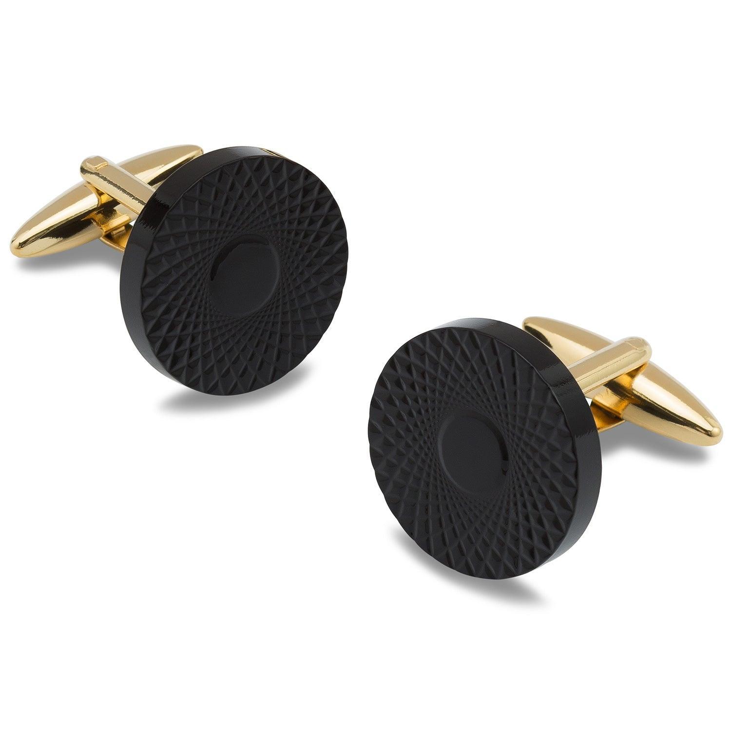 All_in_Black_and_Gold_Cufflinks