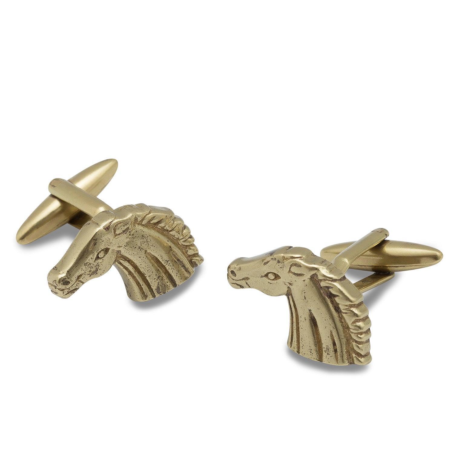 Antique_Gold_Manchu_Stallion_Cufflinks