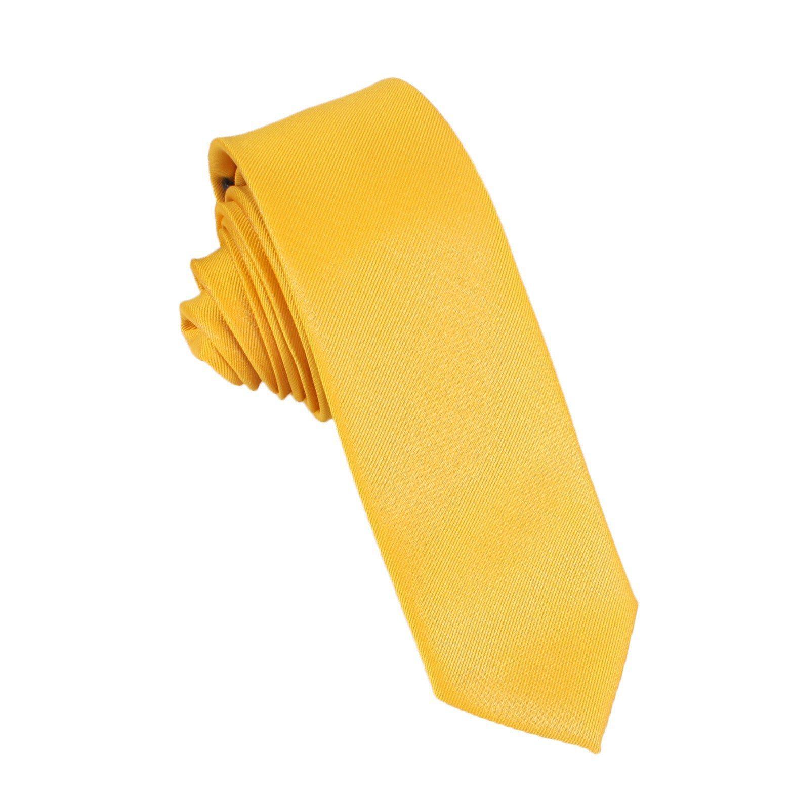 Banana_Yellow_Skinny_Tie