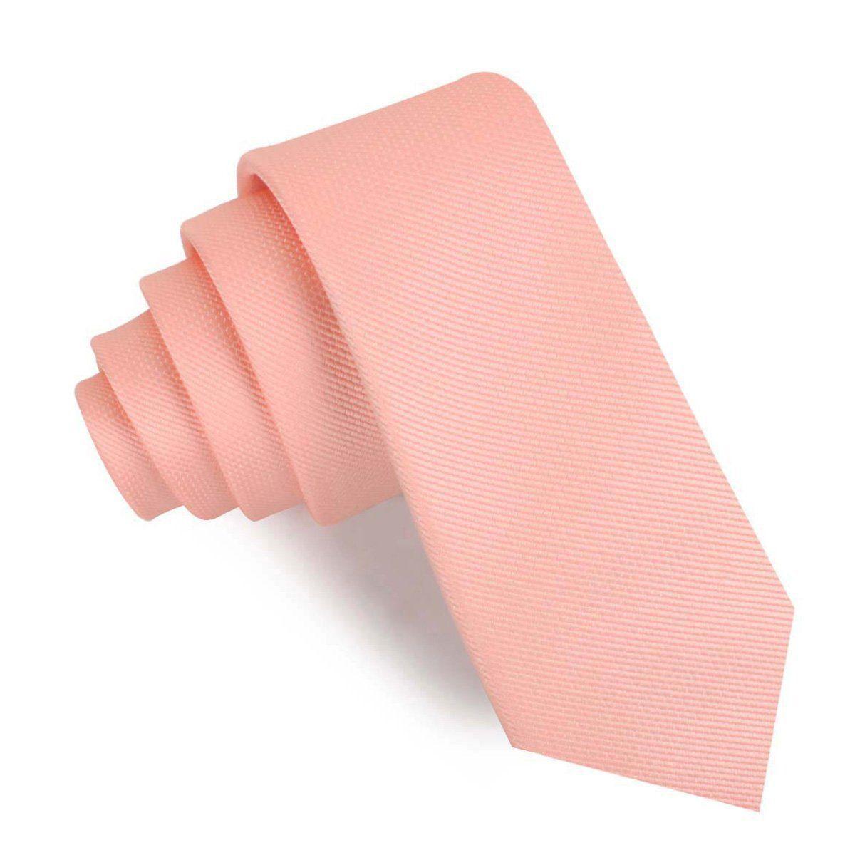 Bellini_Peach_Weave_Skinny_Tie-804699
