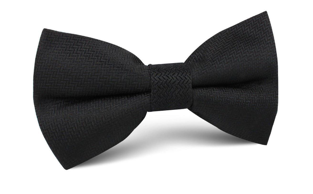 Black_Diagonal_Herringbone_Bow_Tie-504433