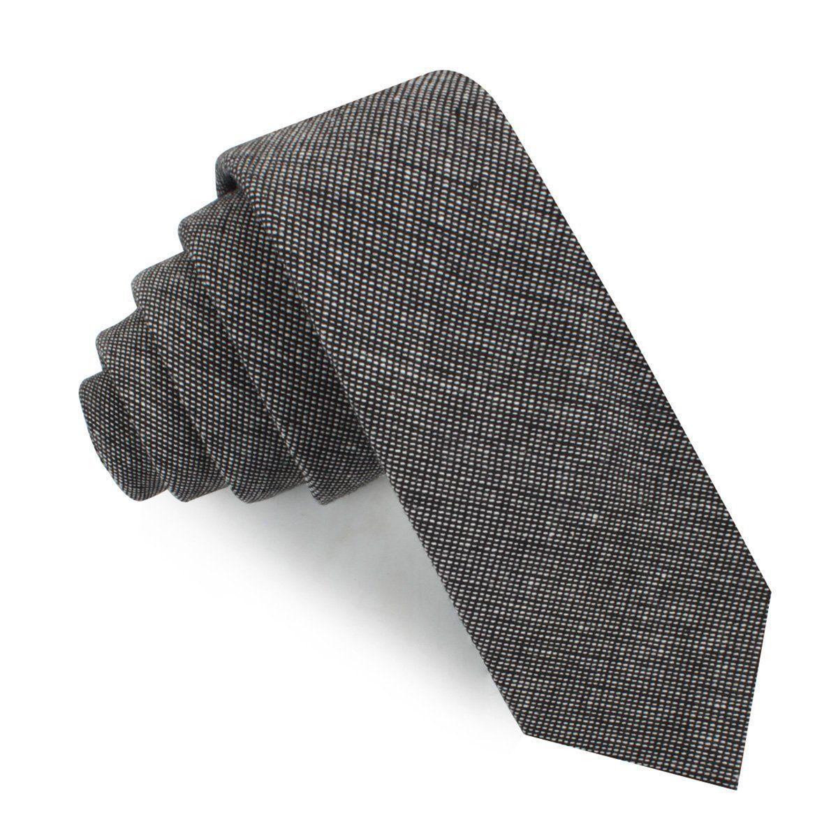 Black_Needle_Stitch_Linen_Skinny_Tie-731964