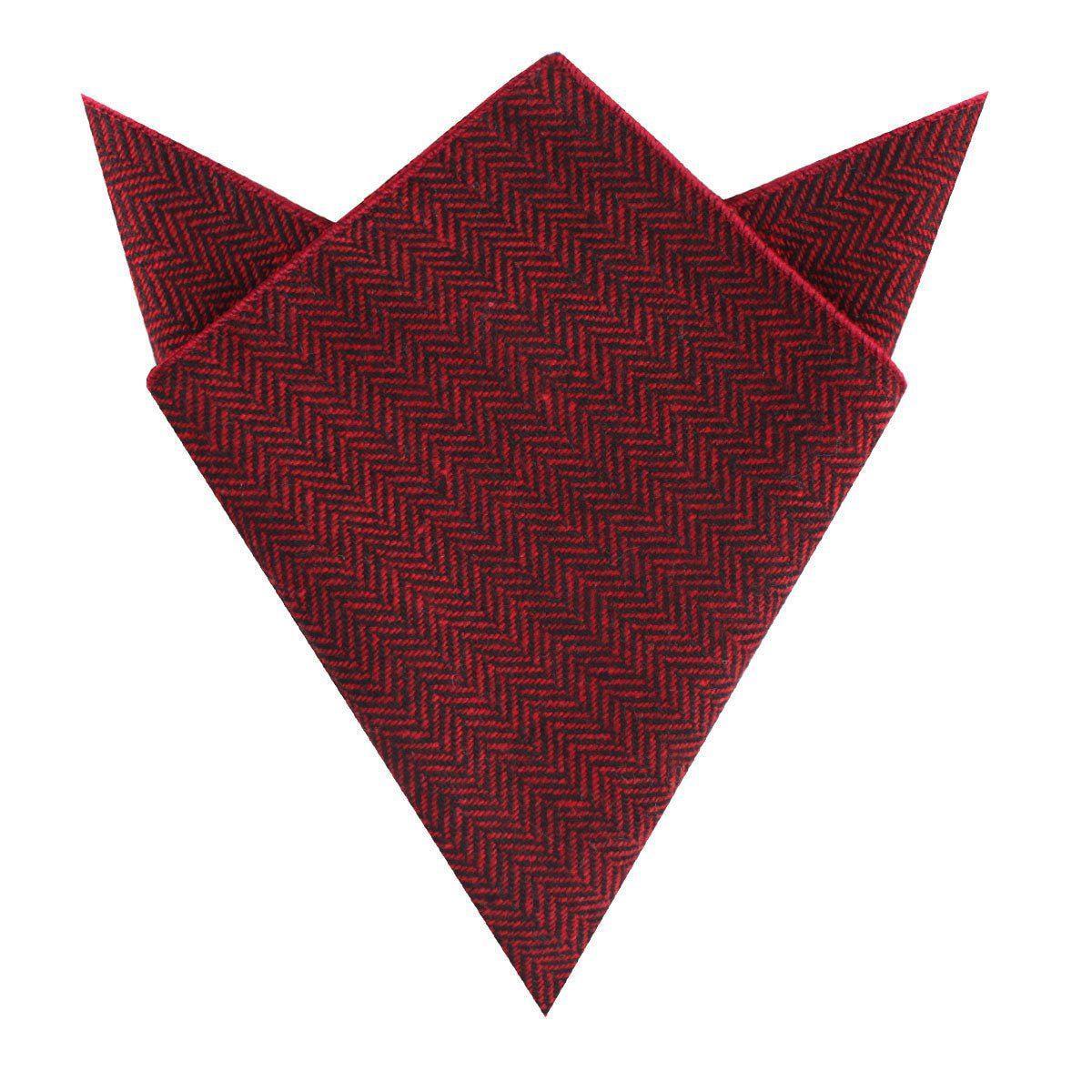 Black_Red_Herringbone_Wool_Pocket_Square-153880
