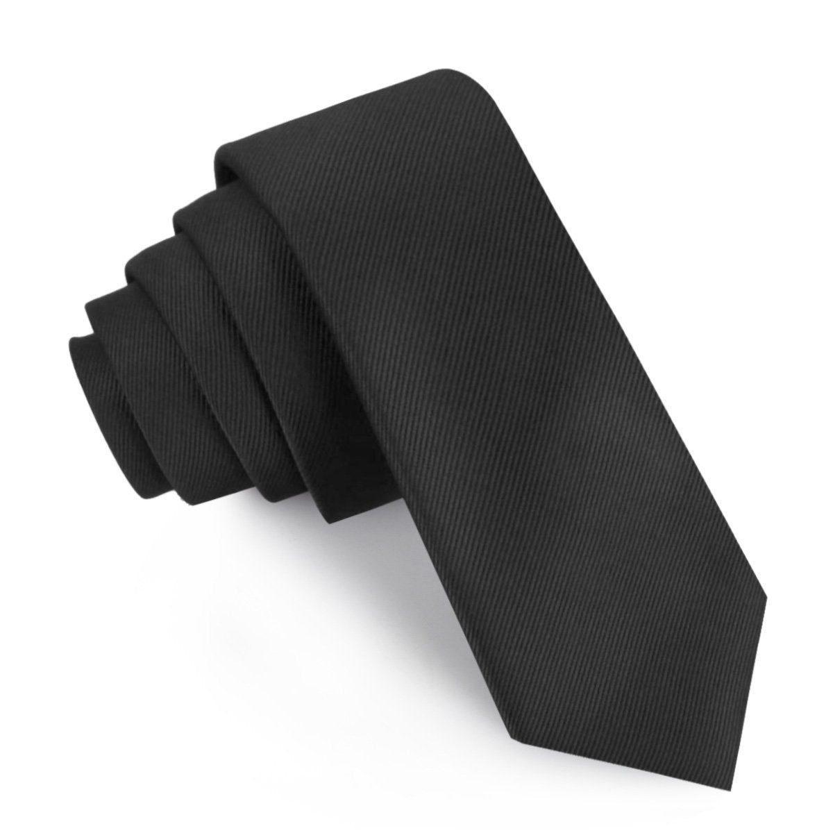 Black_Twill_Skinny_Tie