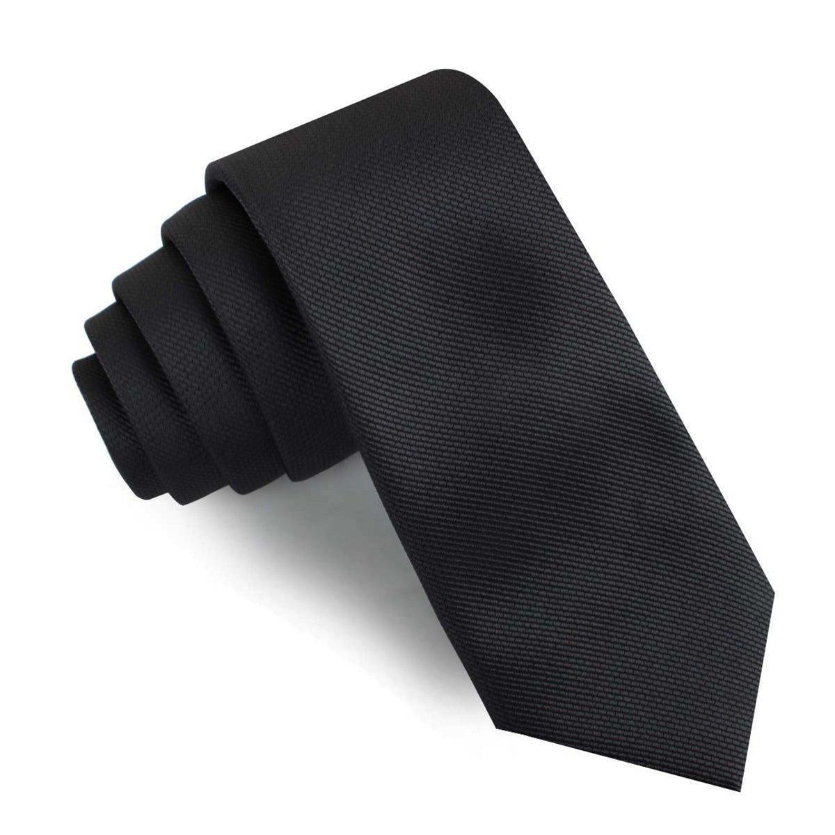 Black_Weave_Skinny_Tie