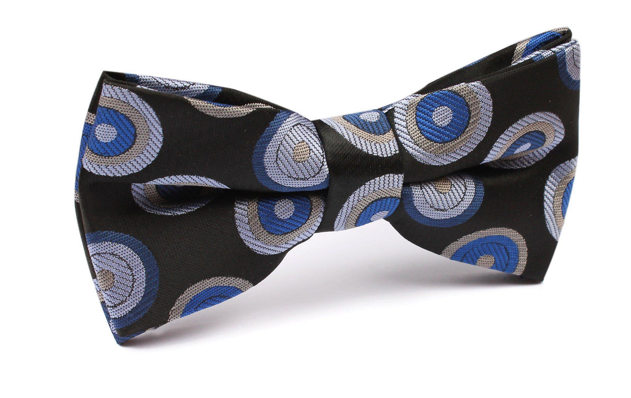Black_with_Blue_Circle_Bow_Tie