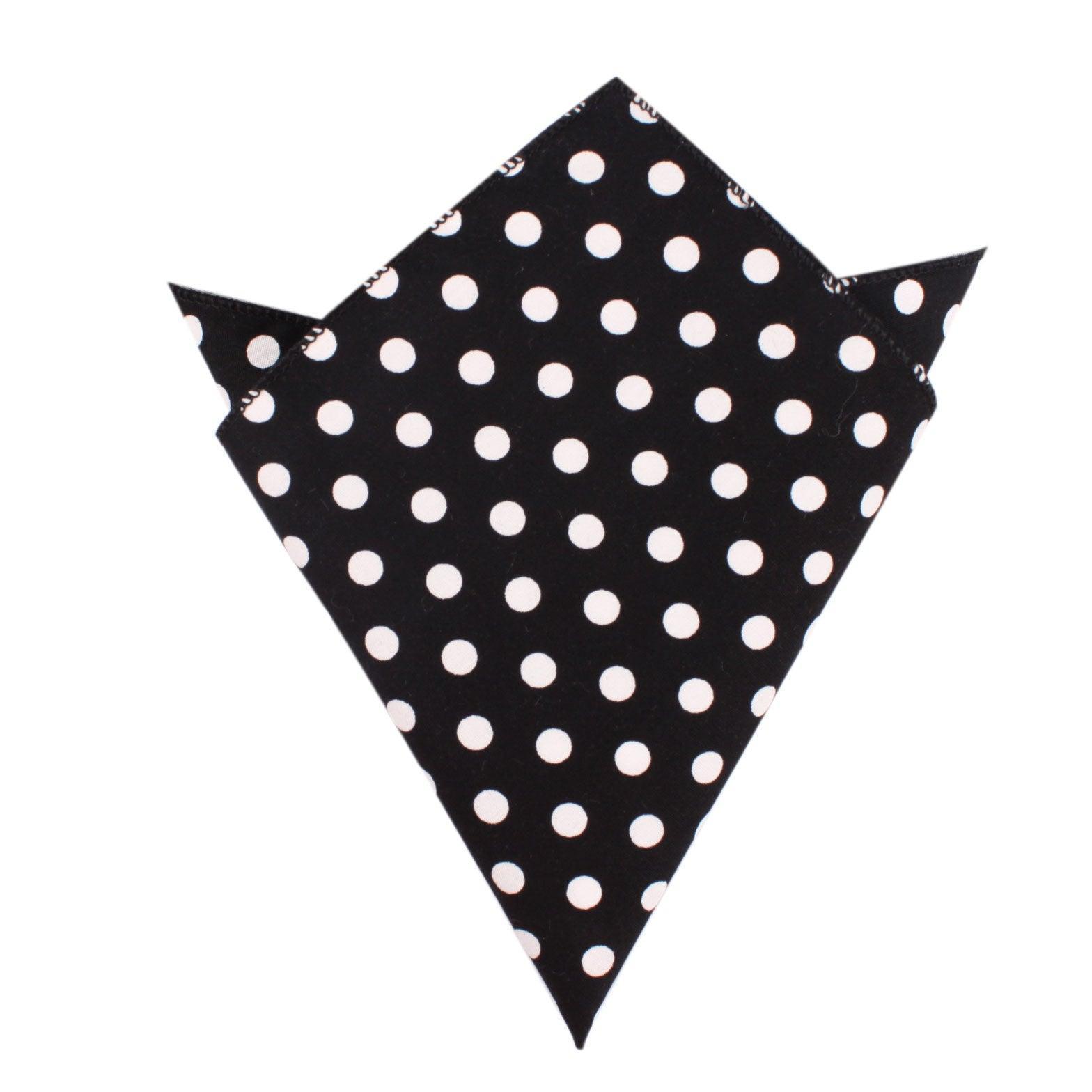 Black_with_White_Large_Polka_Dots_Cotton_Pocket_Square