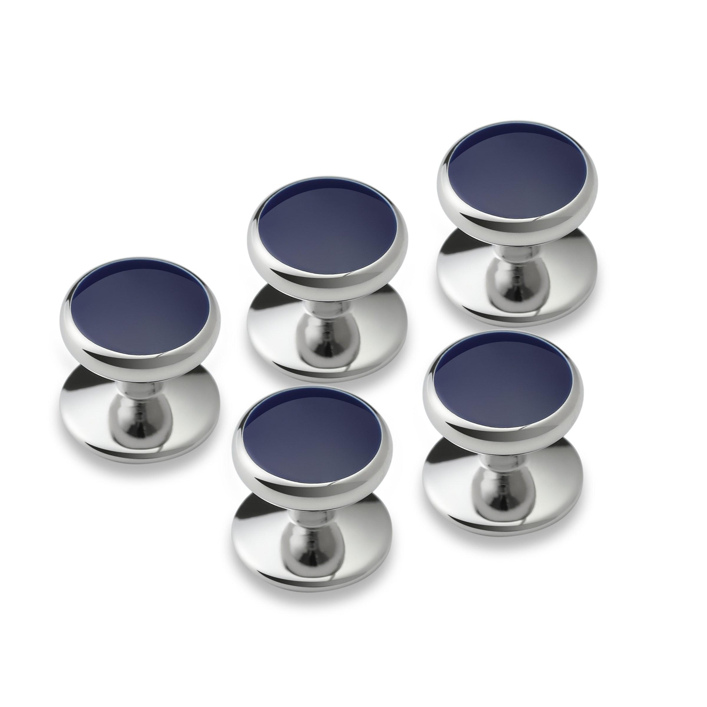 BlueElixirStoneTuxedoShirtStuds