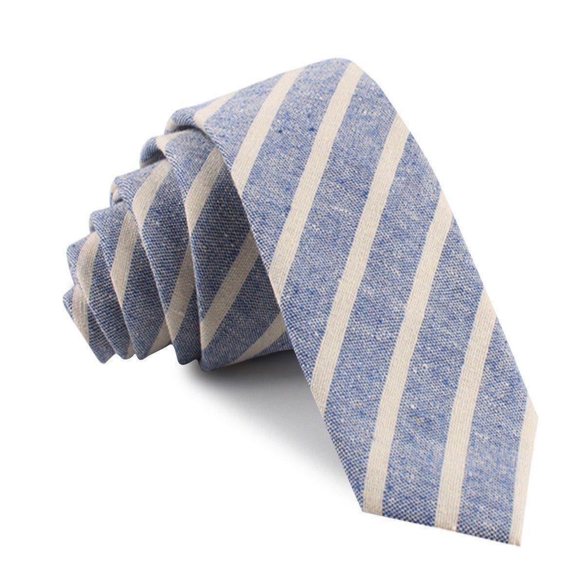 Blue_Bodrum_Linen_Chalk_Stripe_Skinny_Tie-409707