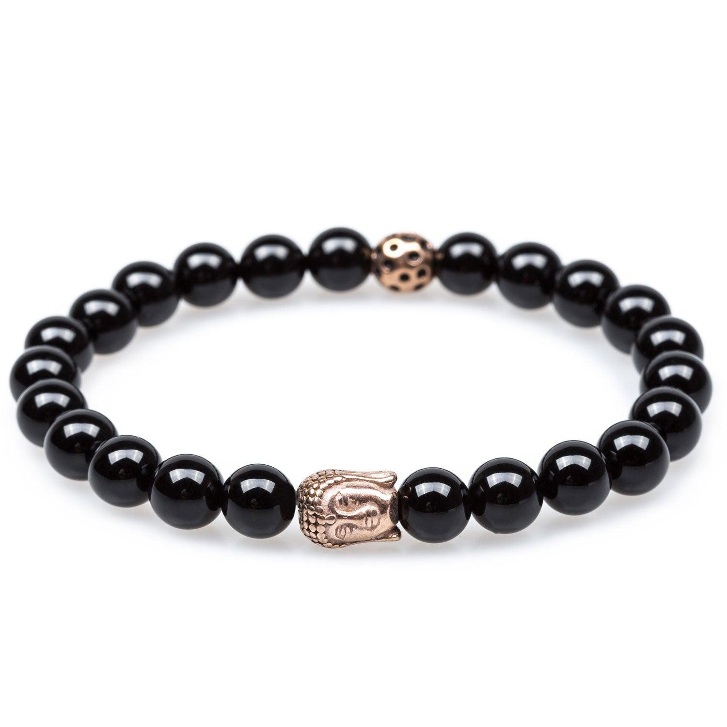 Borobudur_Onyx_Rose_Gold_Buddha_Bracelet