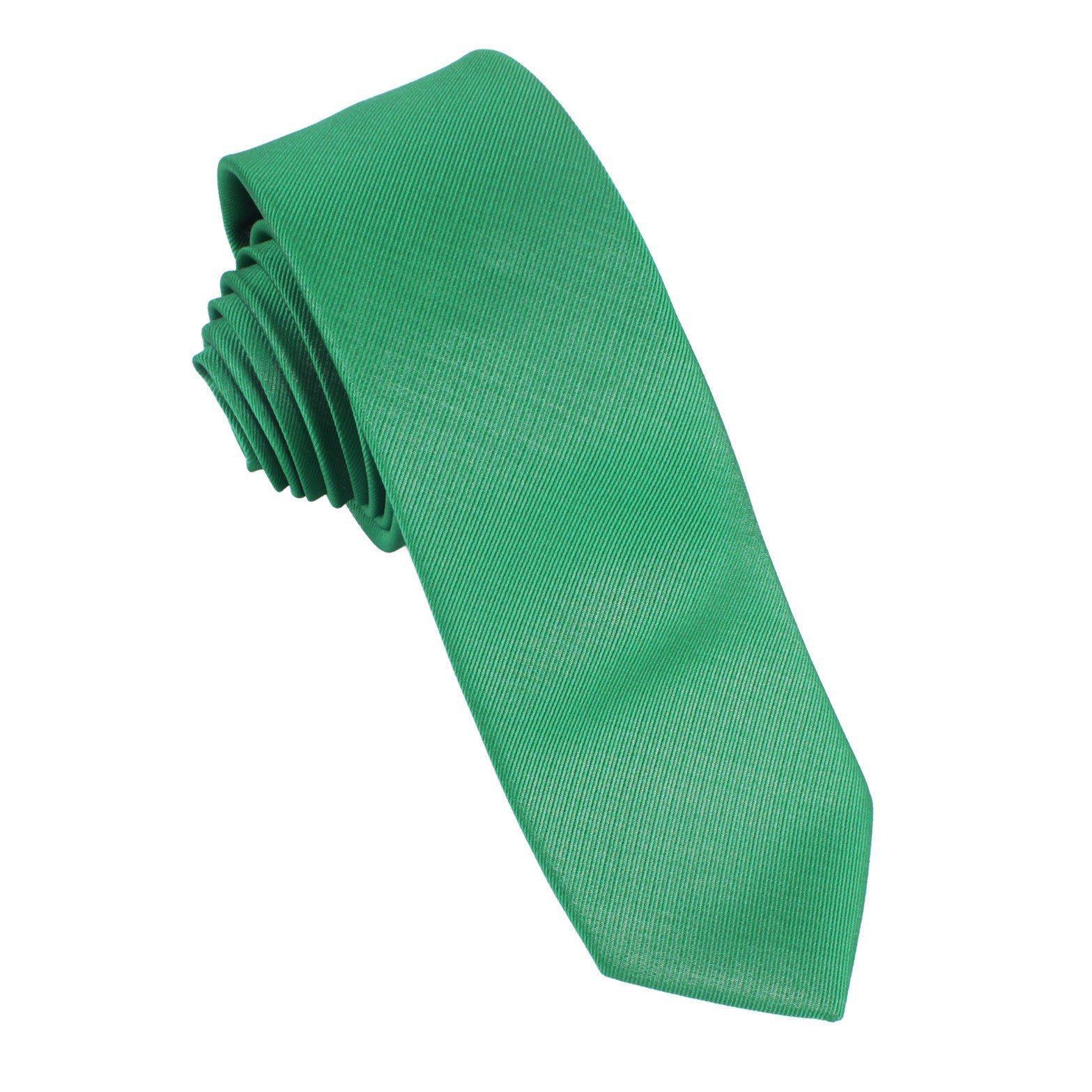 Brazilian_Green_Skinny_Tie