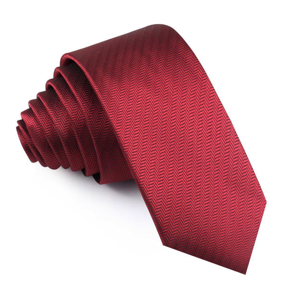 Burgundy_Herringbone_Skinny_Tie-534530