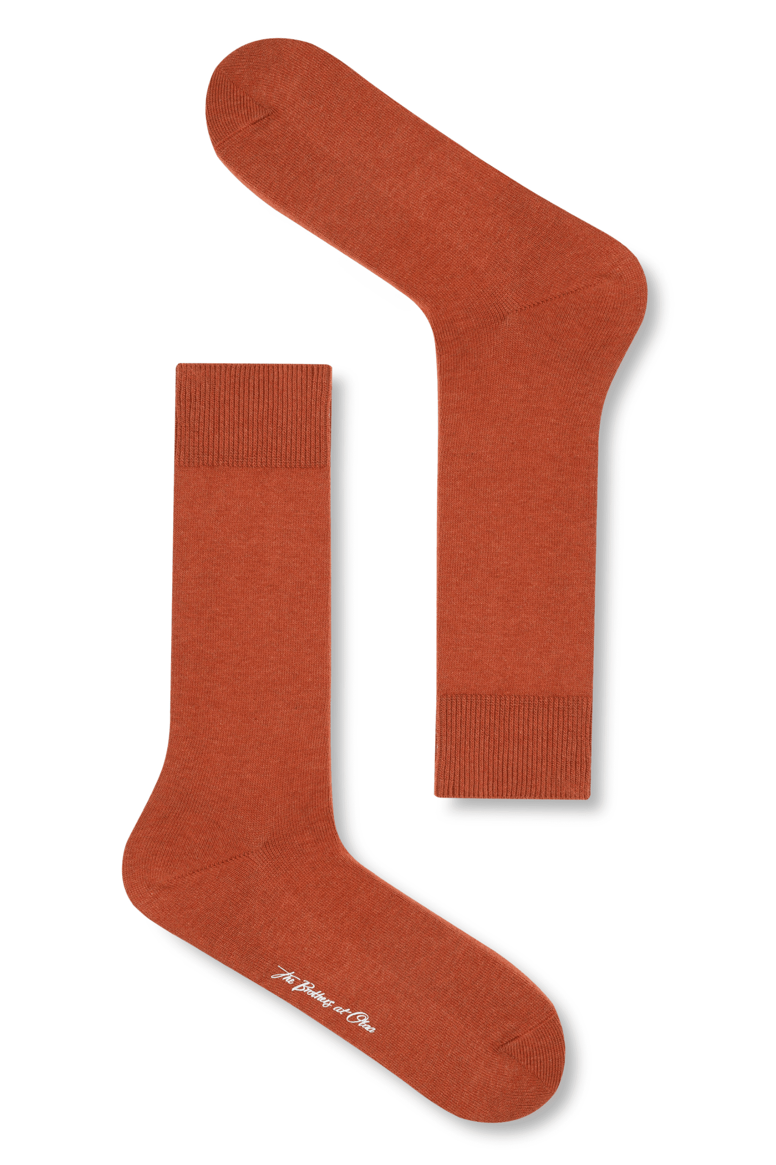 BurntOrangeFlatKnitSock-321769