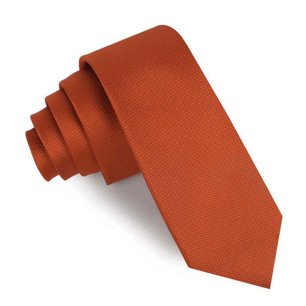 Burnt_Orange_Rust_Weave_Skinny_Tie-440318