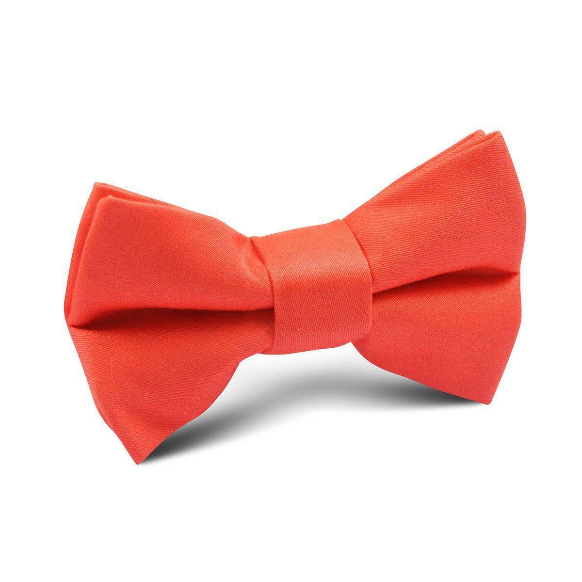 Coral_Pink_Cotton_Kids_Bow_Tie-322977