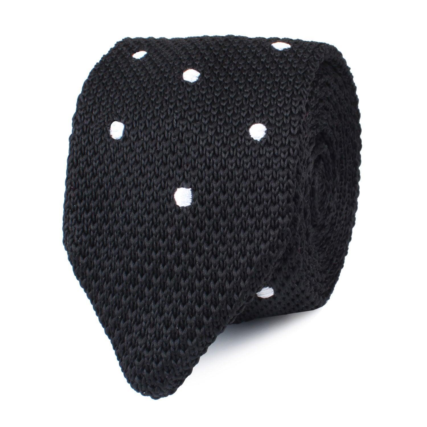 Corax_Black_Knitted_Tie