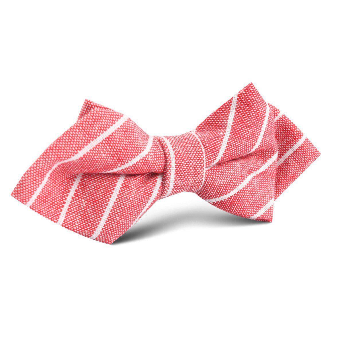 Crimson_Red_Linen_Pinstripe_Diamond_Bow_Tie-211178
