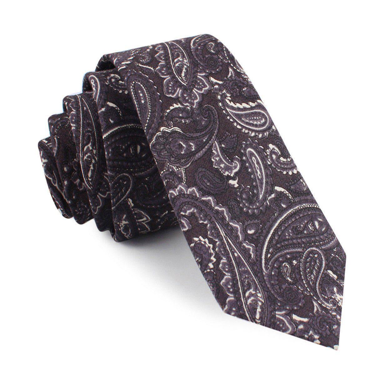 Culaccino_Kettle_Black_Paisley_Skinny_Tie-771098