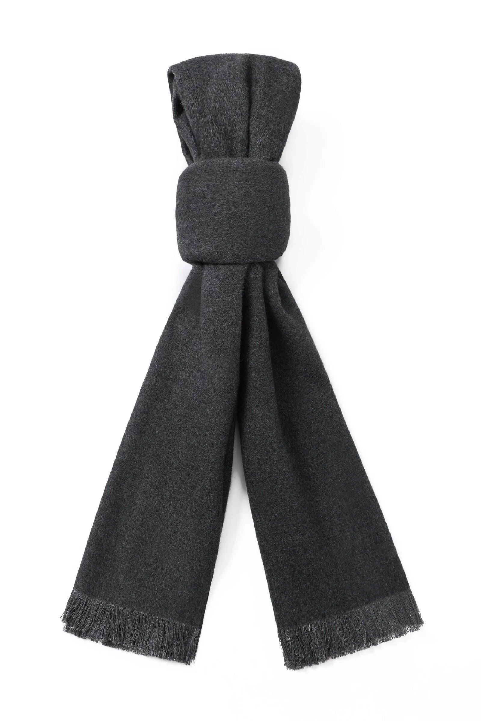 DarkGreyCharcoalScarf