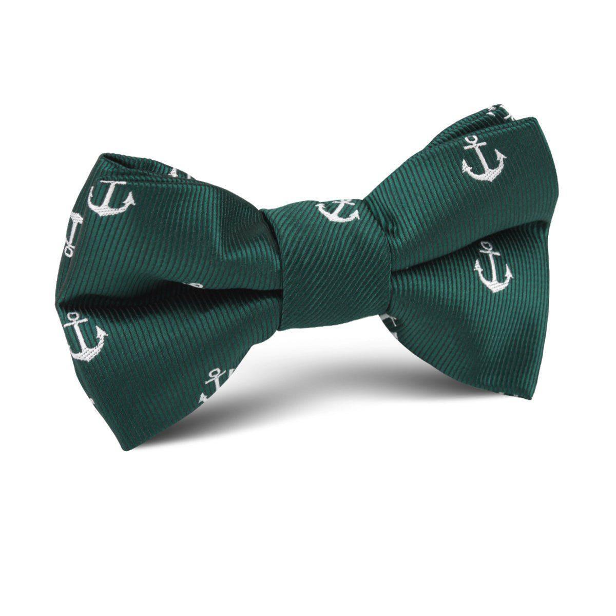 Dark_Green_Anchor_Kids_Bow_Tie-670926