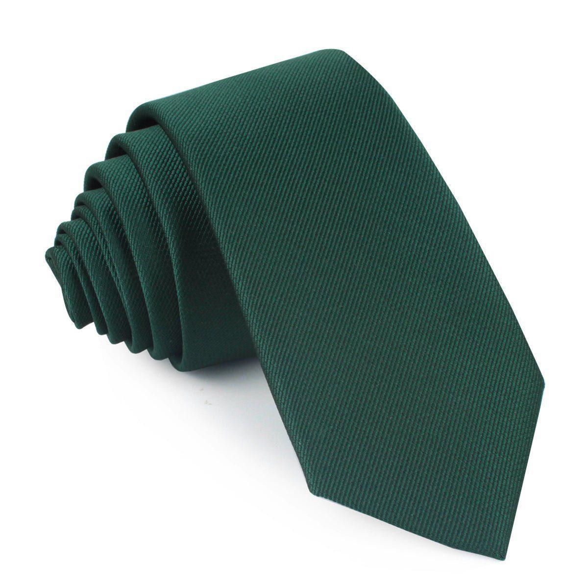 Dark_Green_Weave_Skinny_Tie-813249