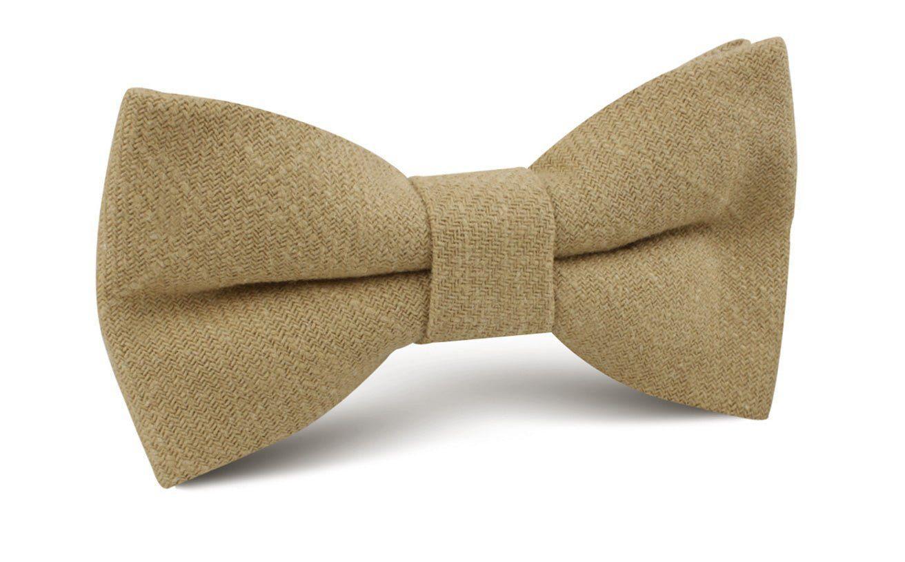 Dark_Khaki_Tan_Linen_Bow_Tie-814967