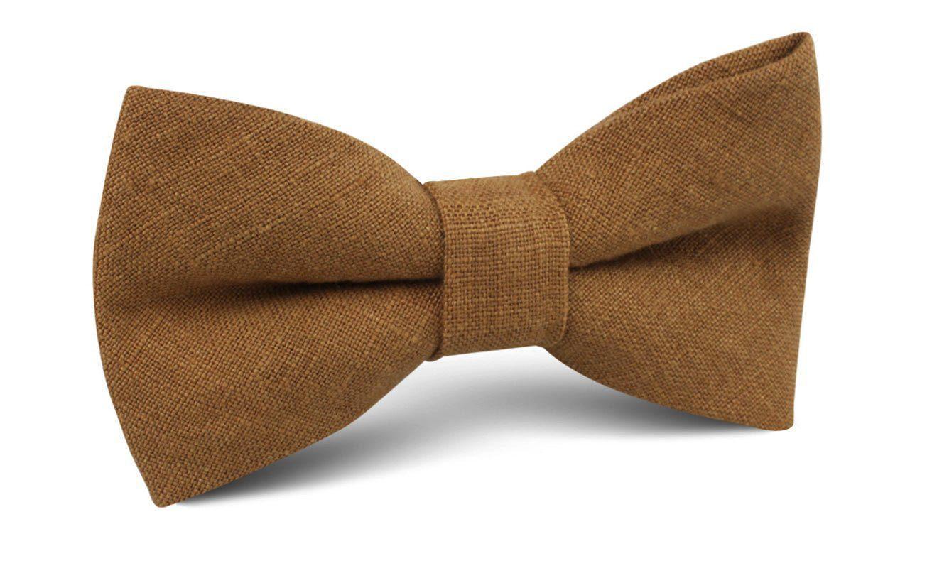 Dark_Mustard_Brown_Linen_Bow_Tie-281929