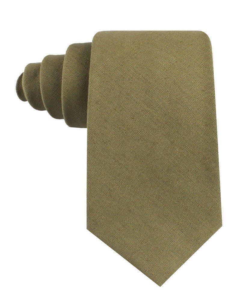 Dry_Green_Khaki_Linen_Tie-913673