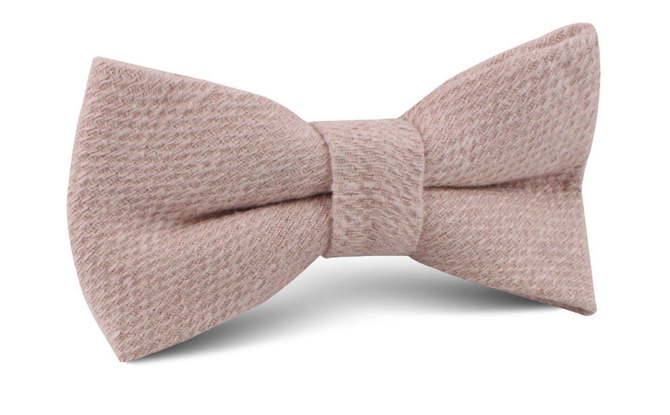Dusty_Beige_Pink_Linen_Bow_Tie-876514