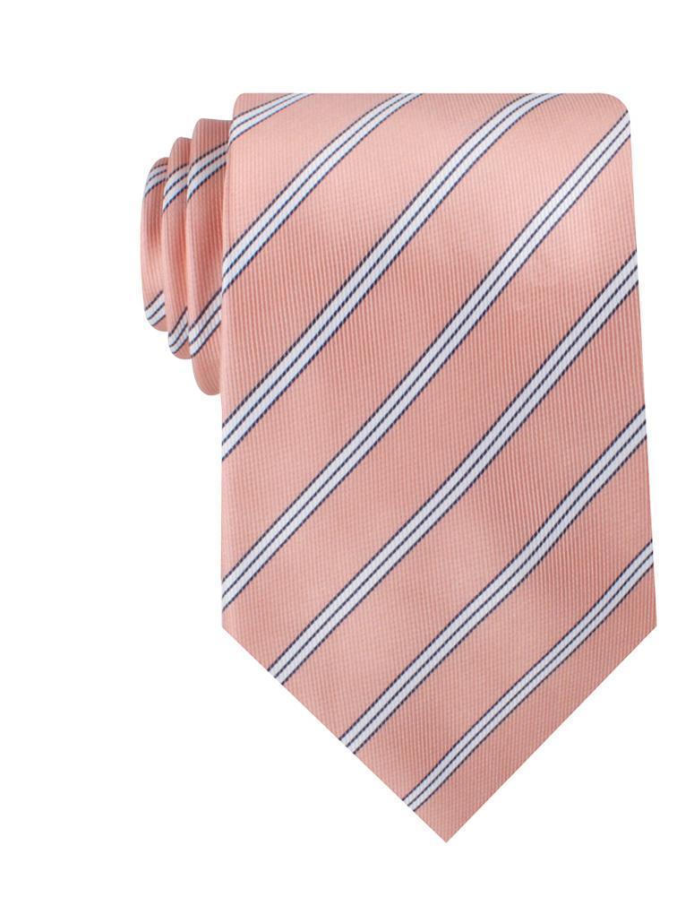 Dusty_Peach_Copacabana_Striped_Necktie-261279