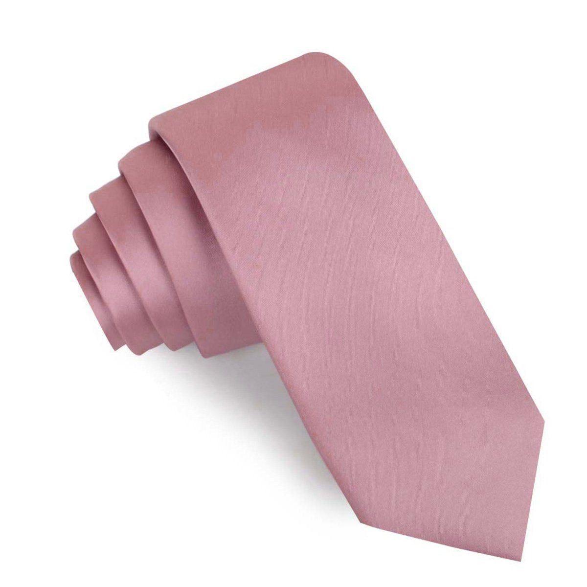 Dusty_Rose_Pink_Satin_Skinny_Tie