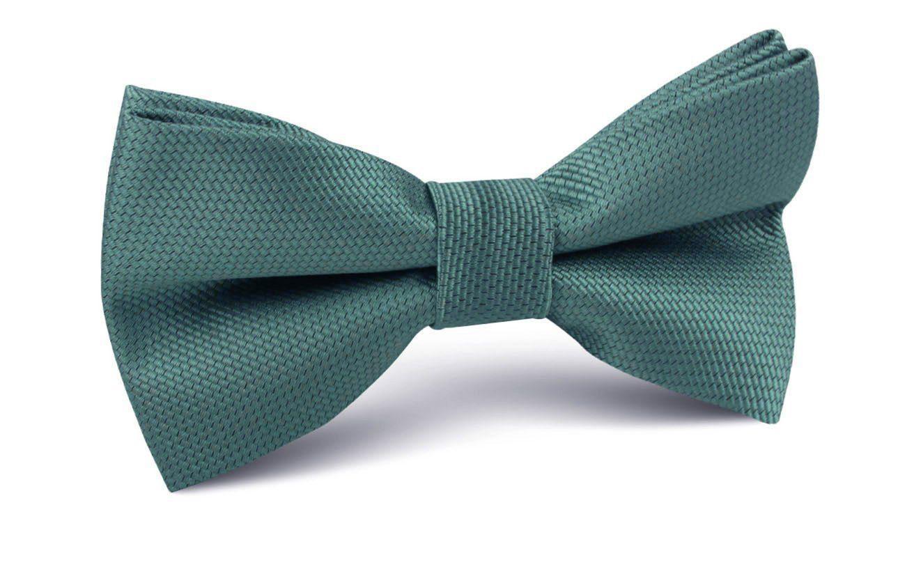 Dusty_Teal_Blue_Weave_Bow_Tie-753983