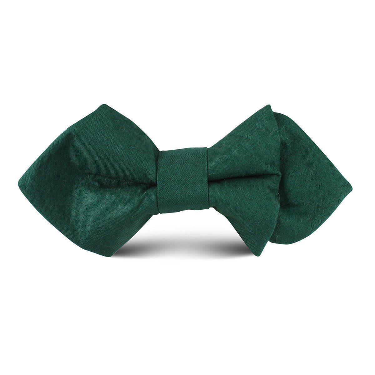 Emerald_Green_Cotton_Kids_Diamond_Bow_Tie-458516