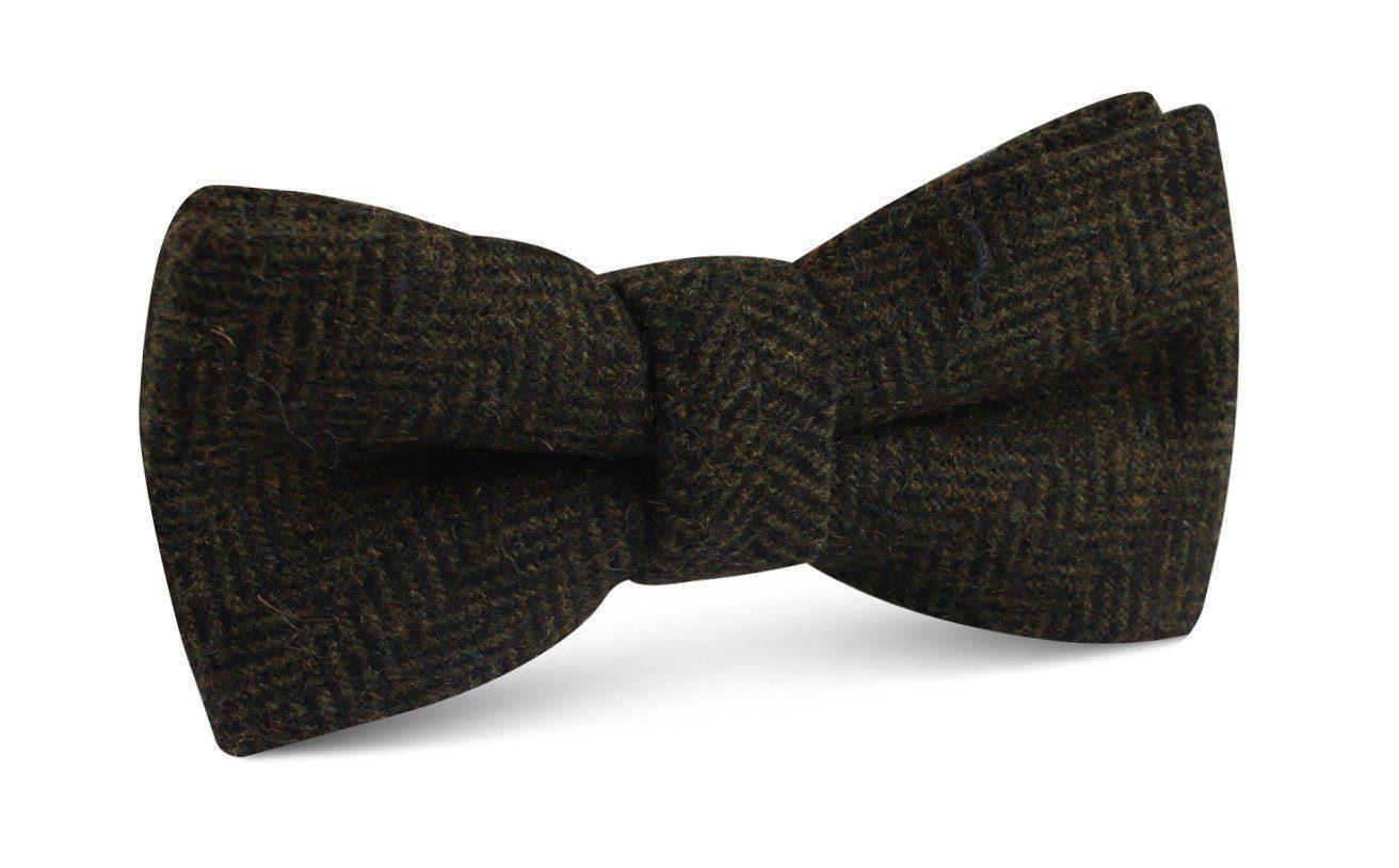 Essex_Green_Herringbone_Textured_Wool_Bow_Tie-166923