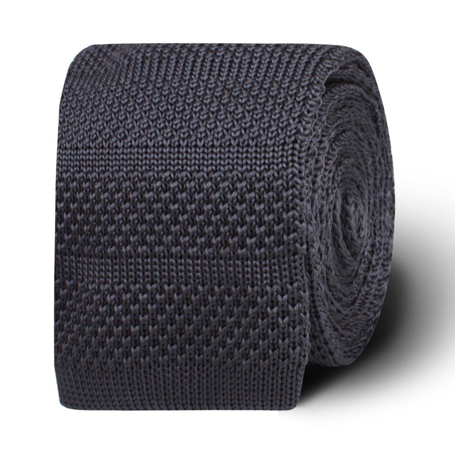 Everton_Grey_Knitted_Tie
