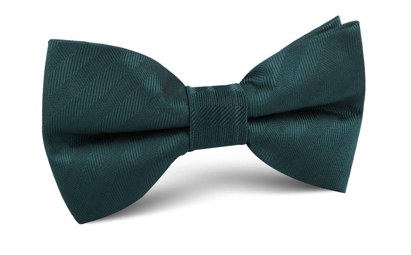 Forest_Dark_Green_Striped_Bow_Tie-865191