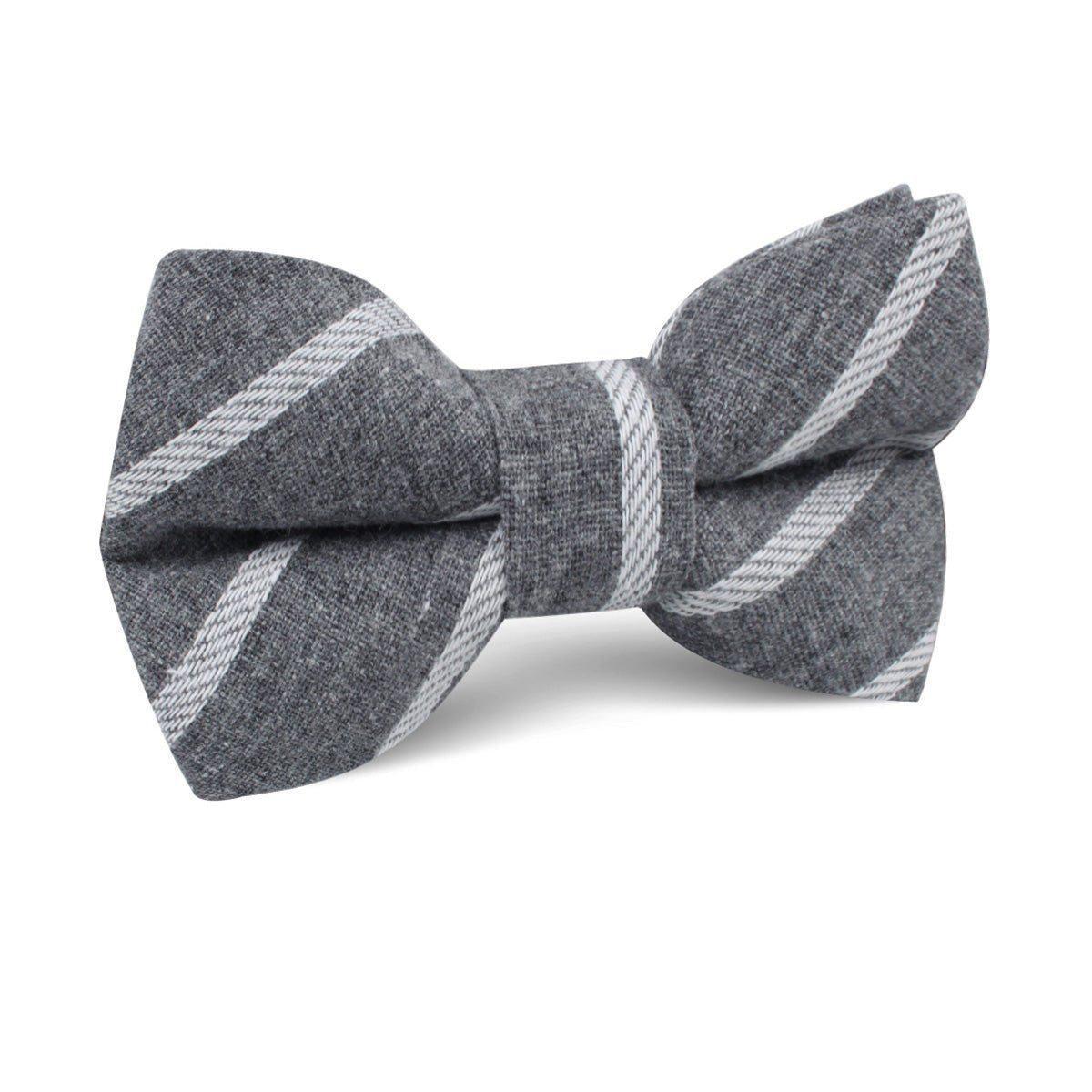 GalileoPewterGreyStripedLinenKidsBowTie_cea97a27-c199-4fb9-9be6-88f6aaafb171-913009