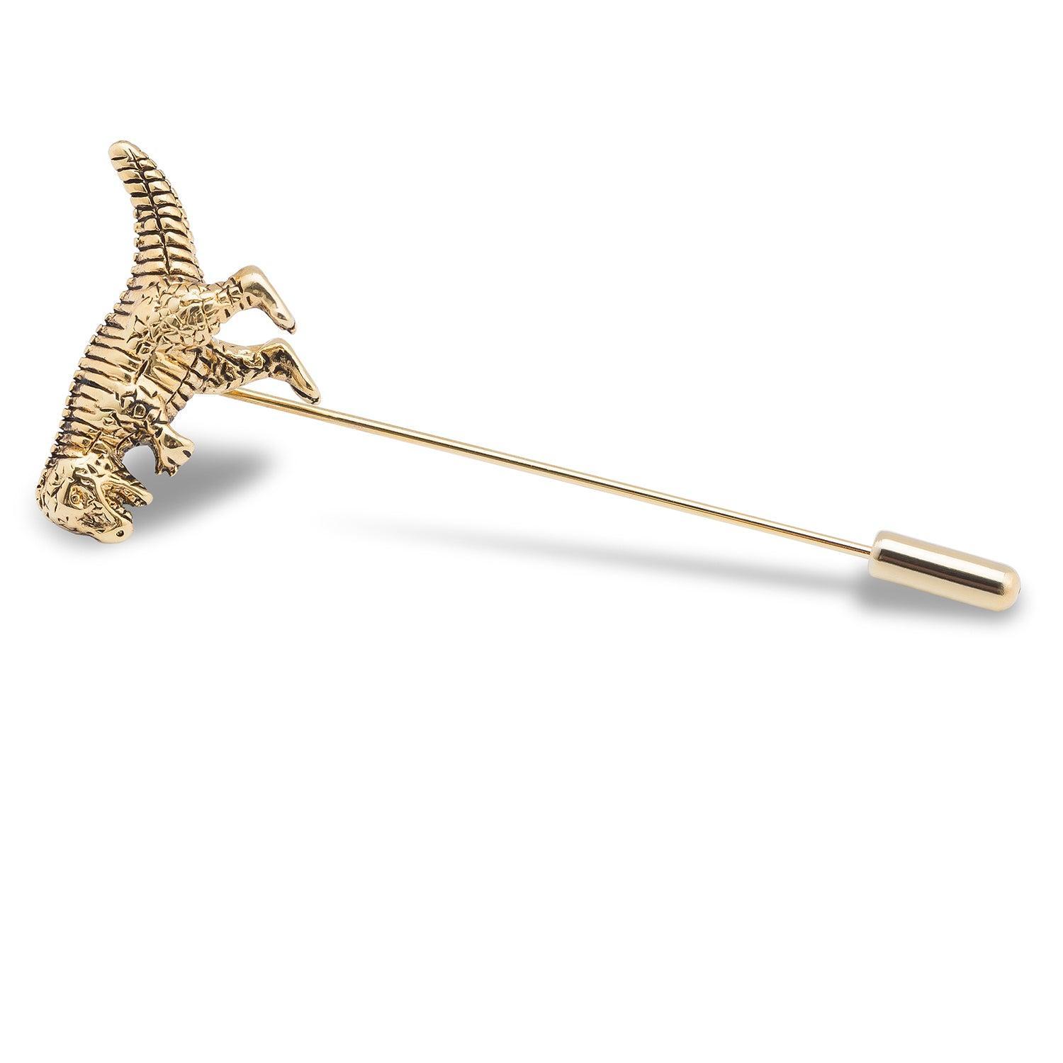 Golden_T-Rex_Lapel_Pin