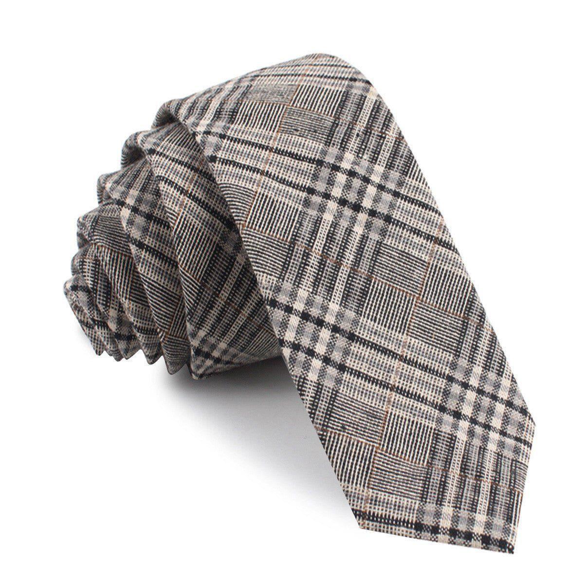 Gray_Glenurquhart_Linen_Skinny_Tie-828188