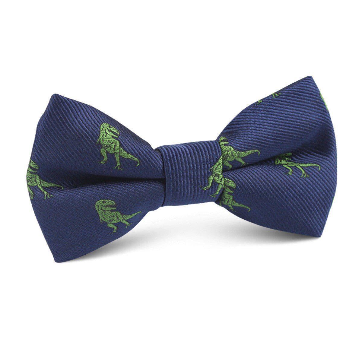 Green_T-Rex_Dinosaur_Kids_Bow_Tie-598987