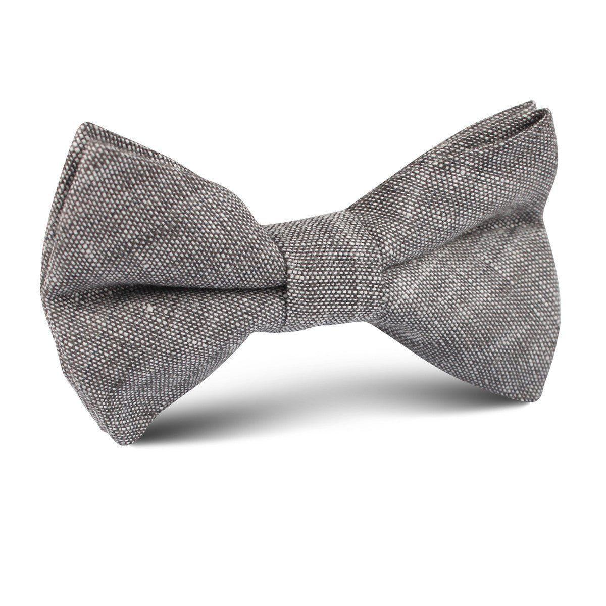 Grey_Linen_Chambray_Kids_Bow_Tie-355945