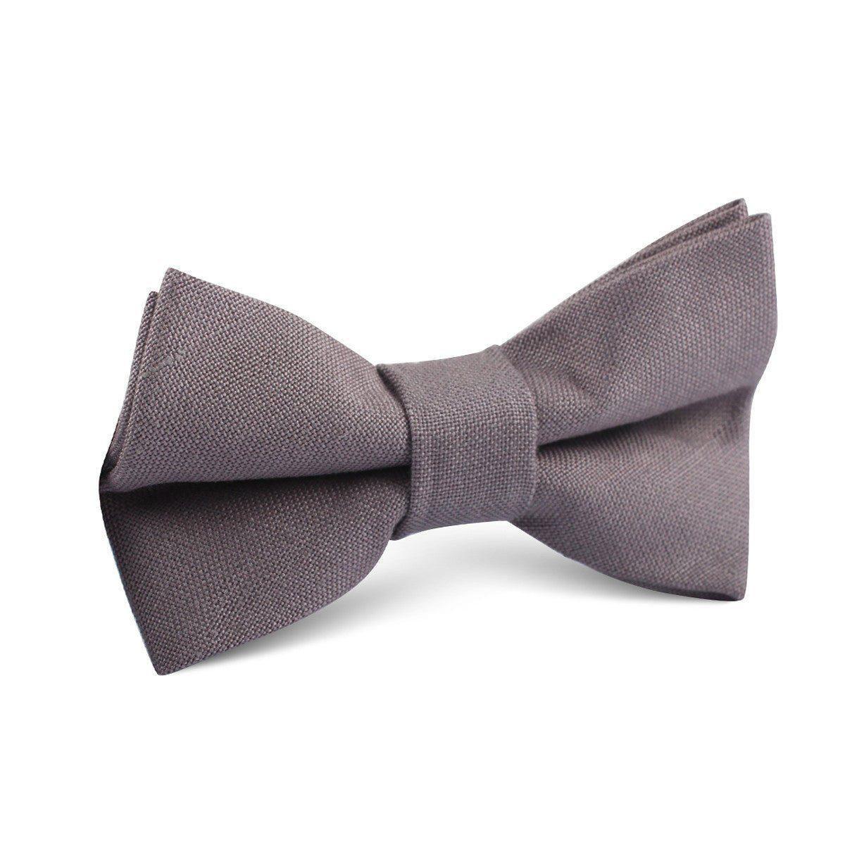 Grey_Slub_Linen_Kids_Bow_Tie-807473