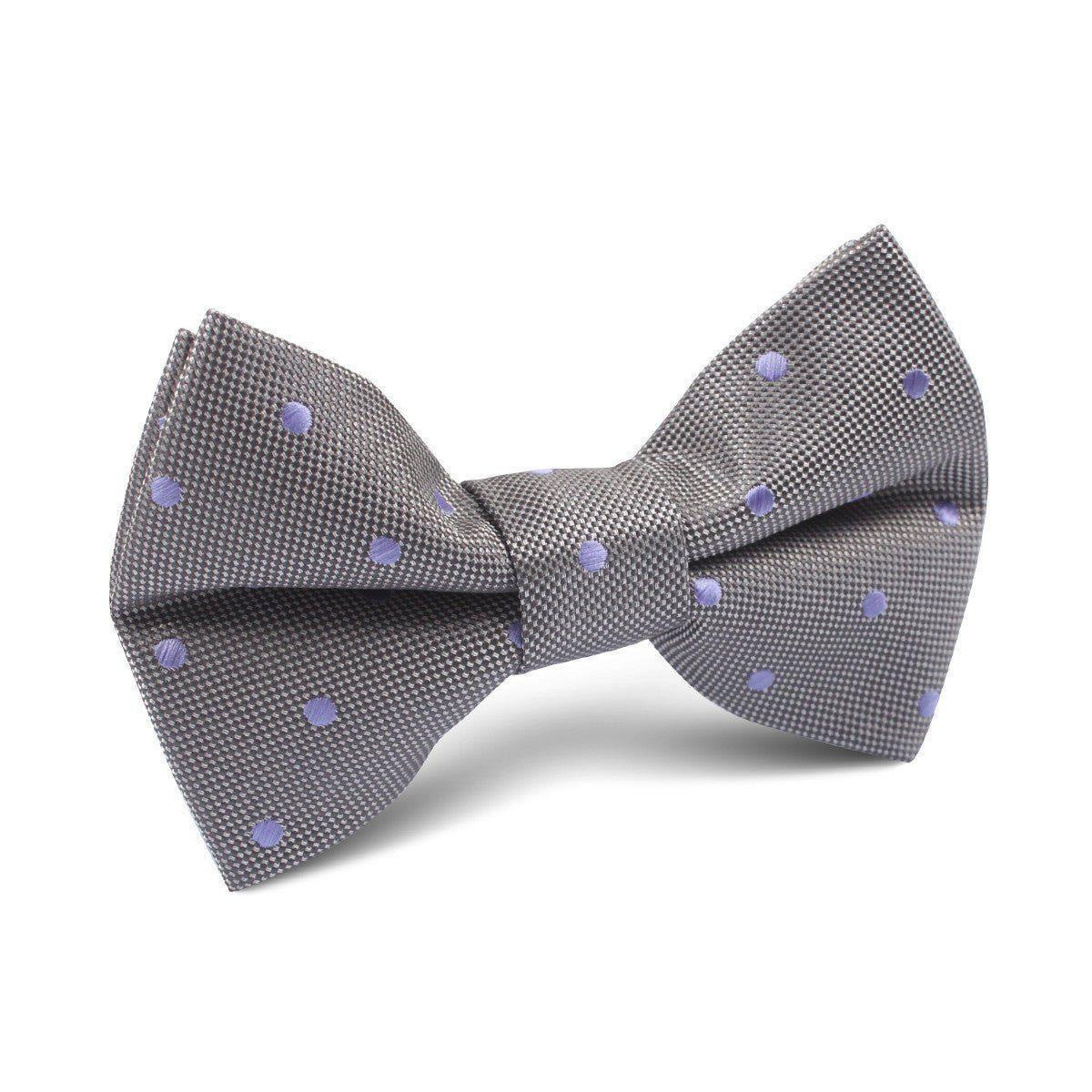Grey_with_Lavender_Purple_Polka_Dots_Kids_Bow_Tie-853250