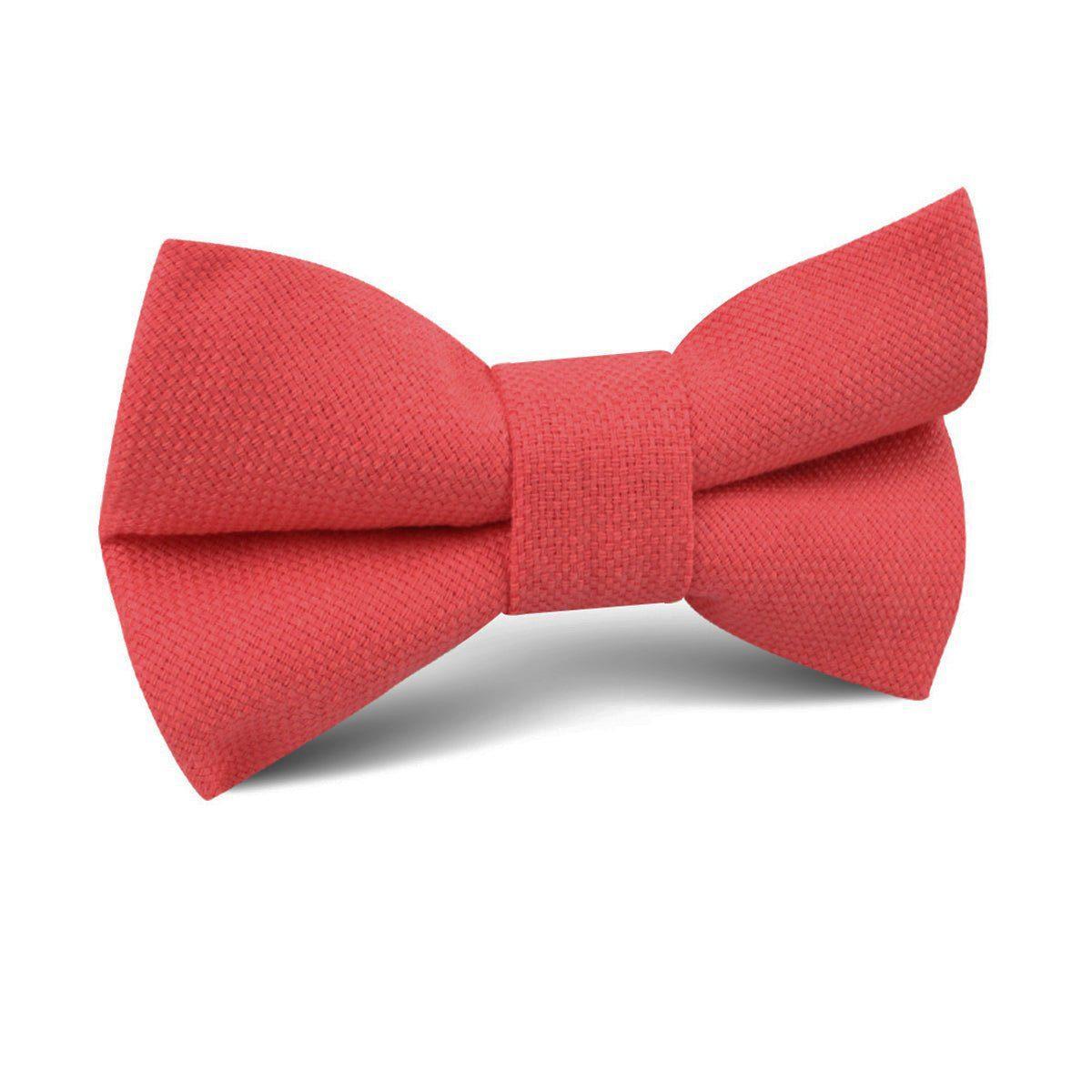 GuavaCoralLinenKidsBowTie_9a9908aa-7d4b-4849-bf35-2563e65d200d-749000