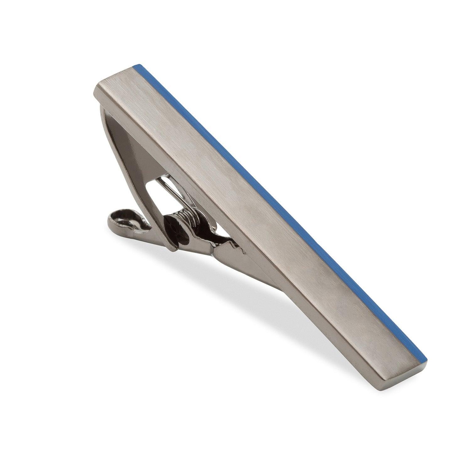 Gunmetal_Blue_Streak_Tie_Bar