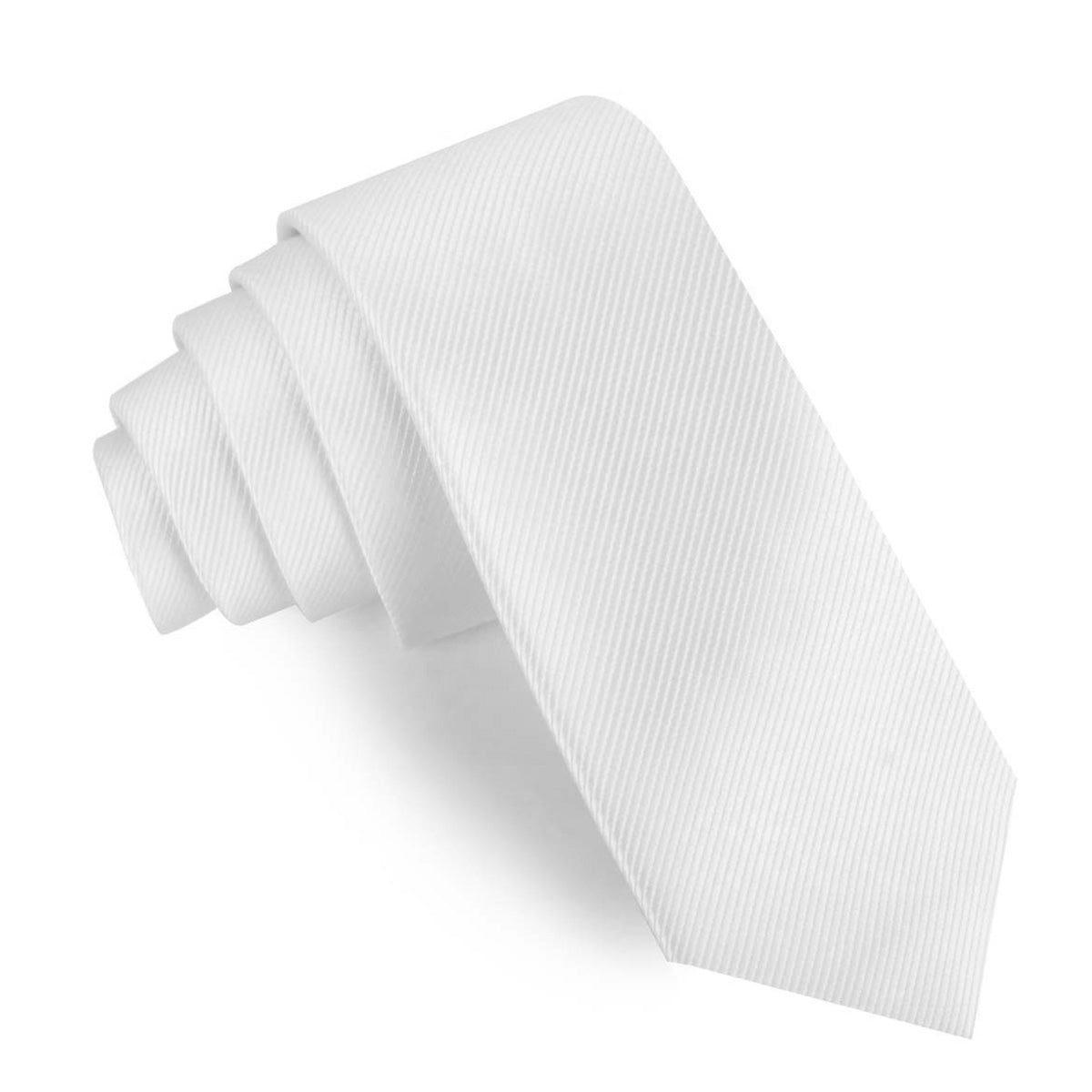 Ivory_Crisp_Twill_Skinny_Tie