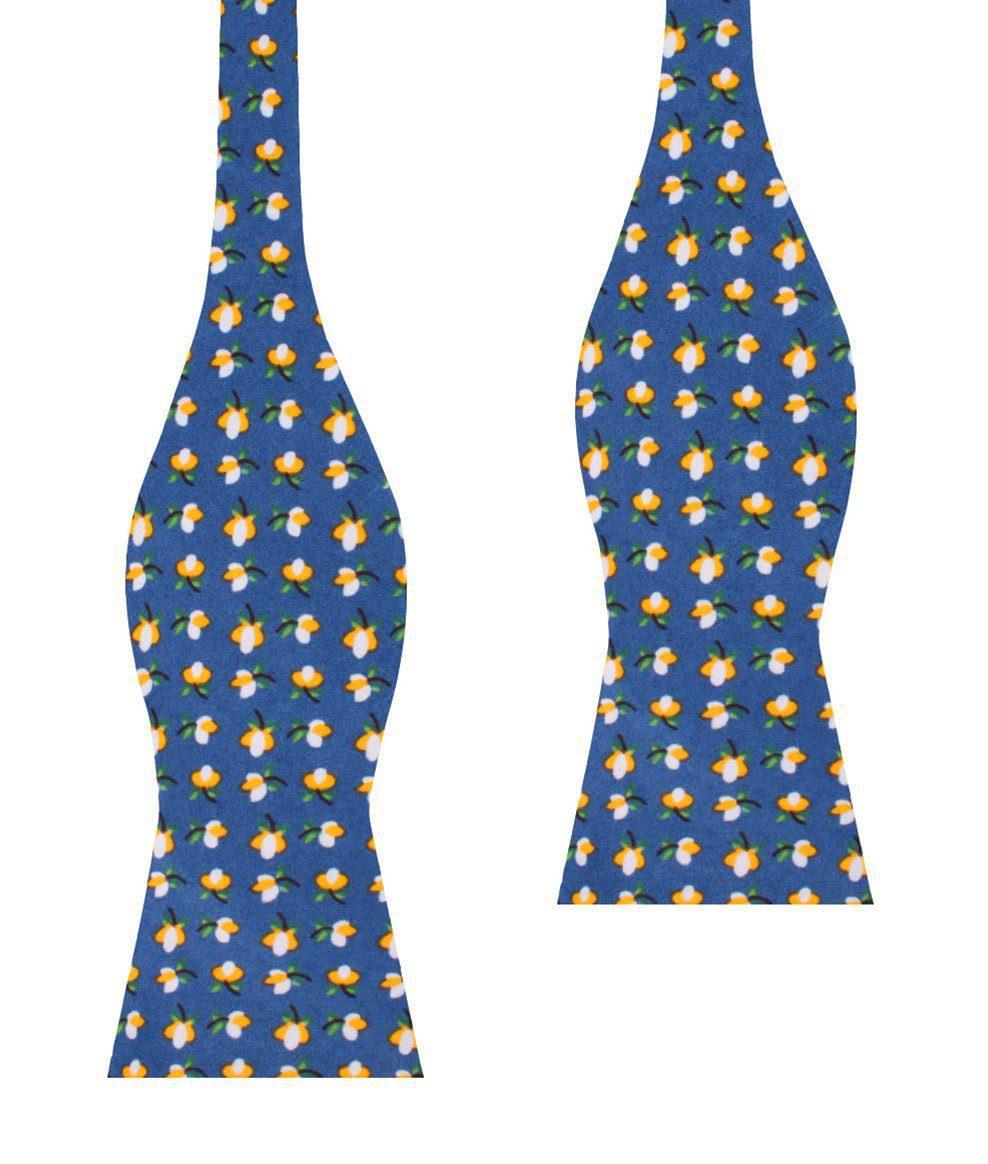 IwakiBluePetuniaFloralSelfBowTie-501031