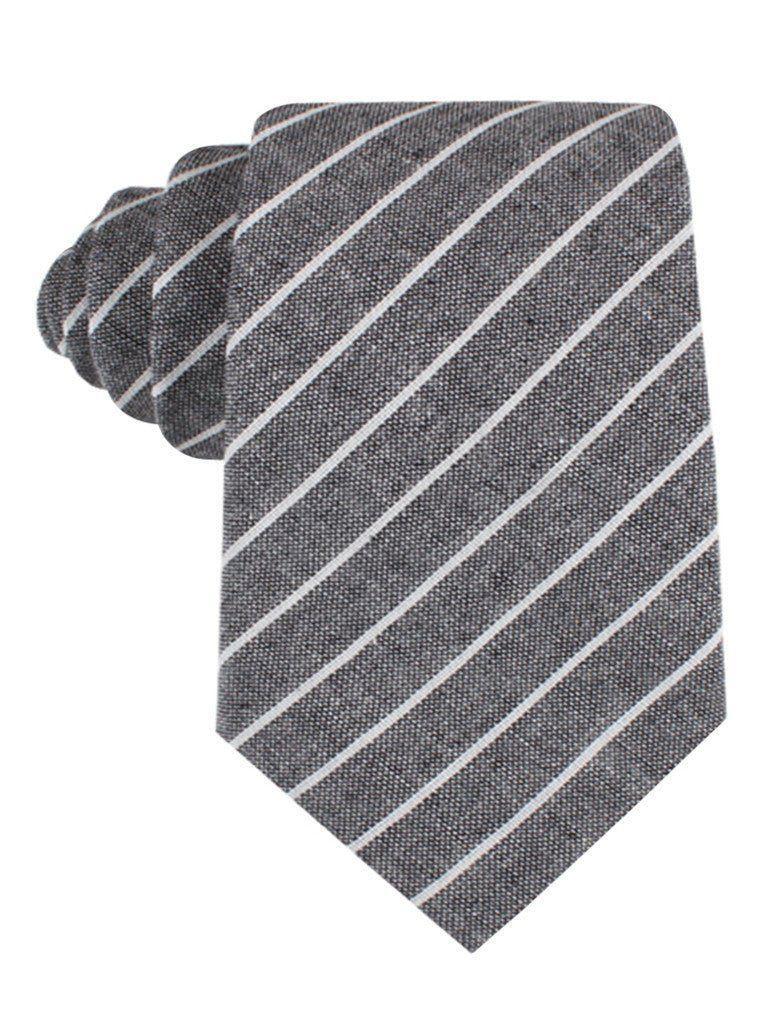 Kettle_Linen_Black_Pinstripe_Tie-400273