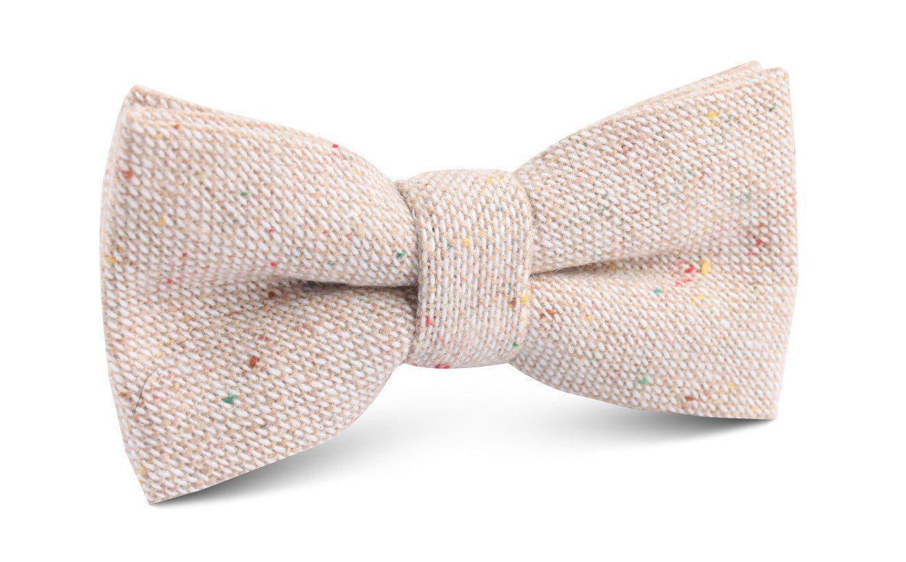 Khaki_Sharkskin_Bow_Tie-357960